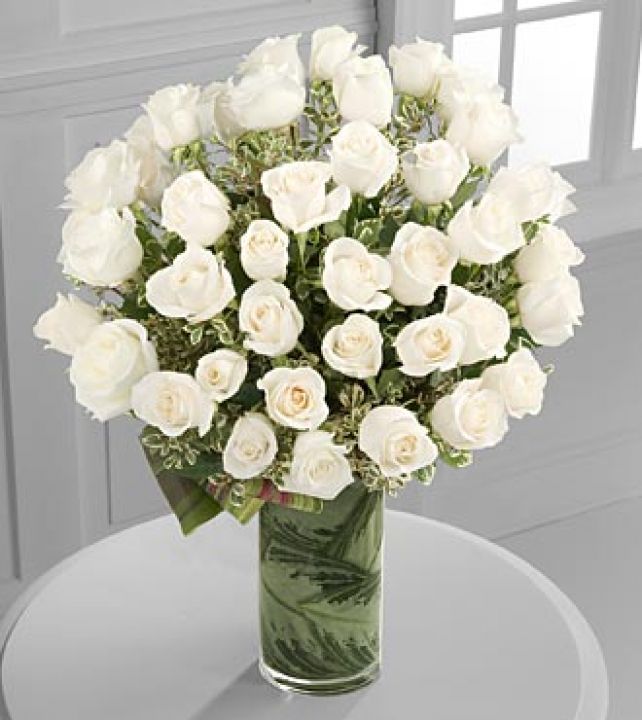 Clarity Luxury Rose Bouquet - 48 Stems