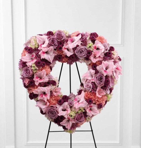 The FTD Eternal Rest Standing Heart (FTD® - S28-4501) FlowersEzGo.com™