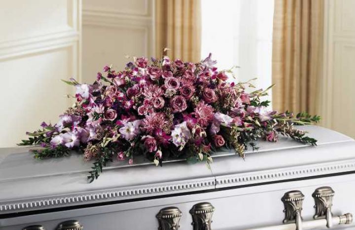The Lovliness Casket Spray (FTD® - S26-3804) FlowersEzGo.com™