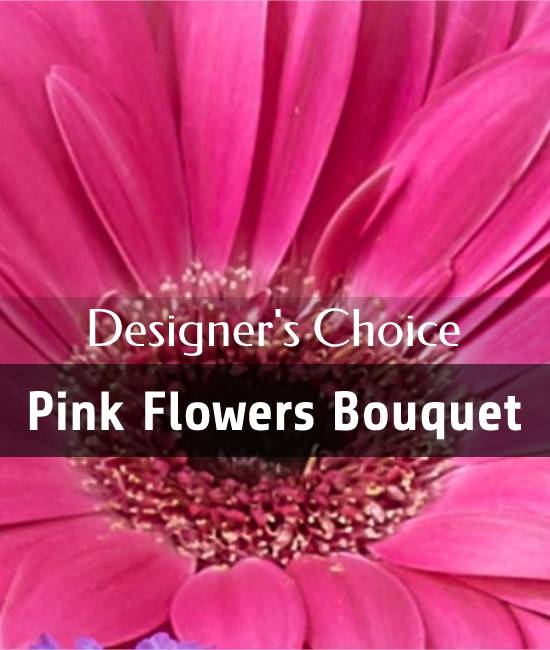Choix du fleuriste - Bouquet teintes roses