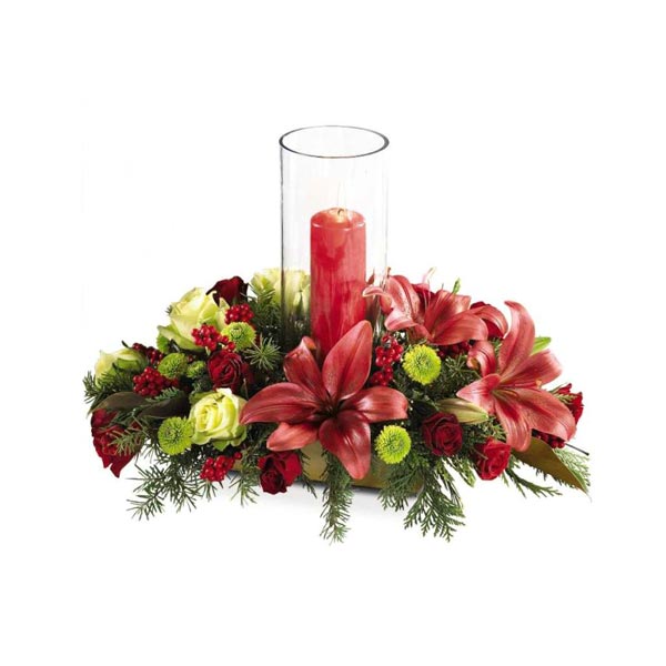 Le Centre de Table Lumière de Noël