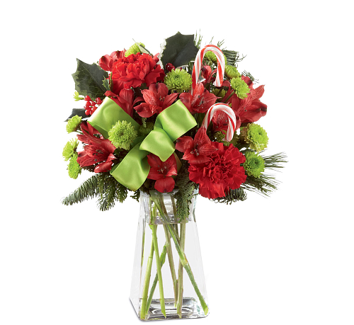 Bouquet Allée des cannes en bonbon de FTD