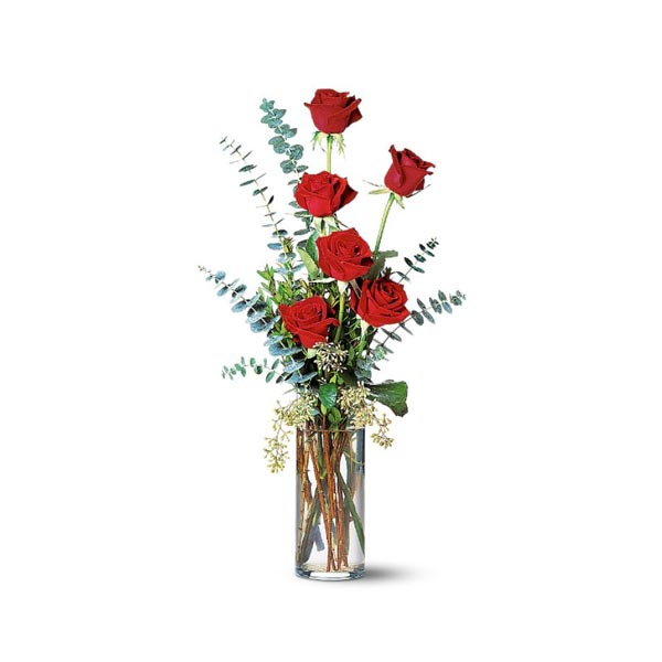 Six Red Roses
