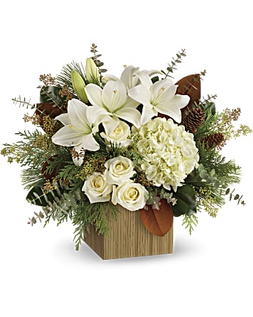 Bouquet enneigés de Teleflora