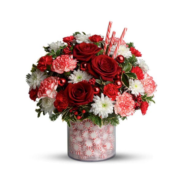 Teleflora's Holiday Surprise Bouquet - Deluxe