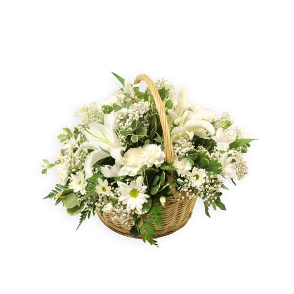 Pure White Basket