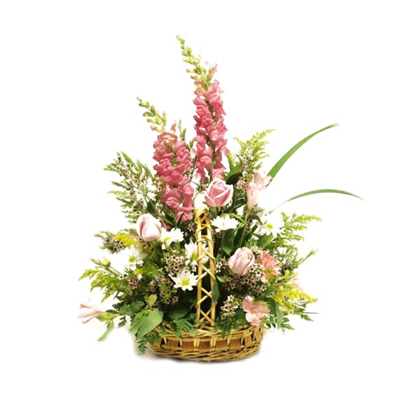 The Delicate Love Flower Basket