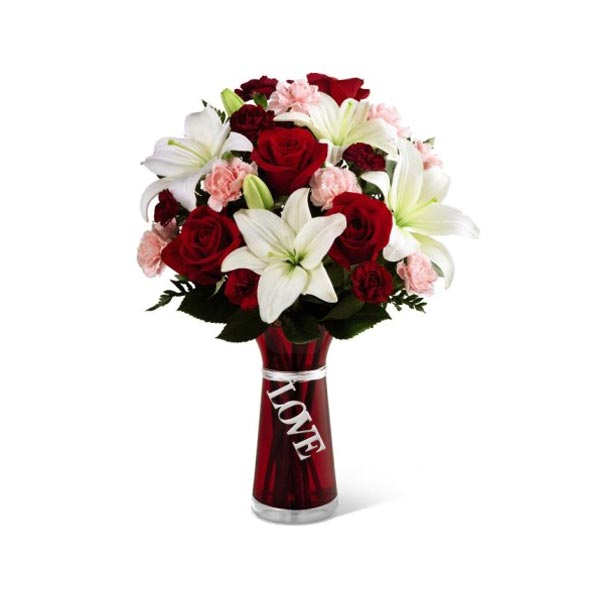 Le bouquet les expressions de l'amour