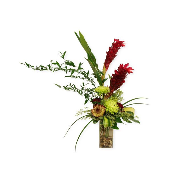 The arrangement of exotic touches