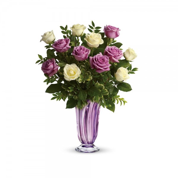 Cream and Lavender Roses
